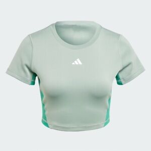 Adidas Color Block Workout Crop Top